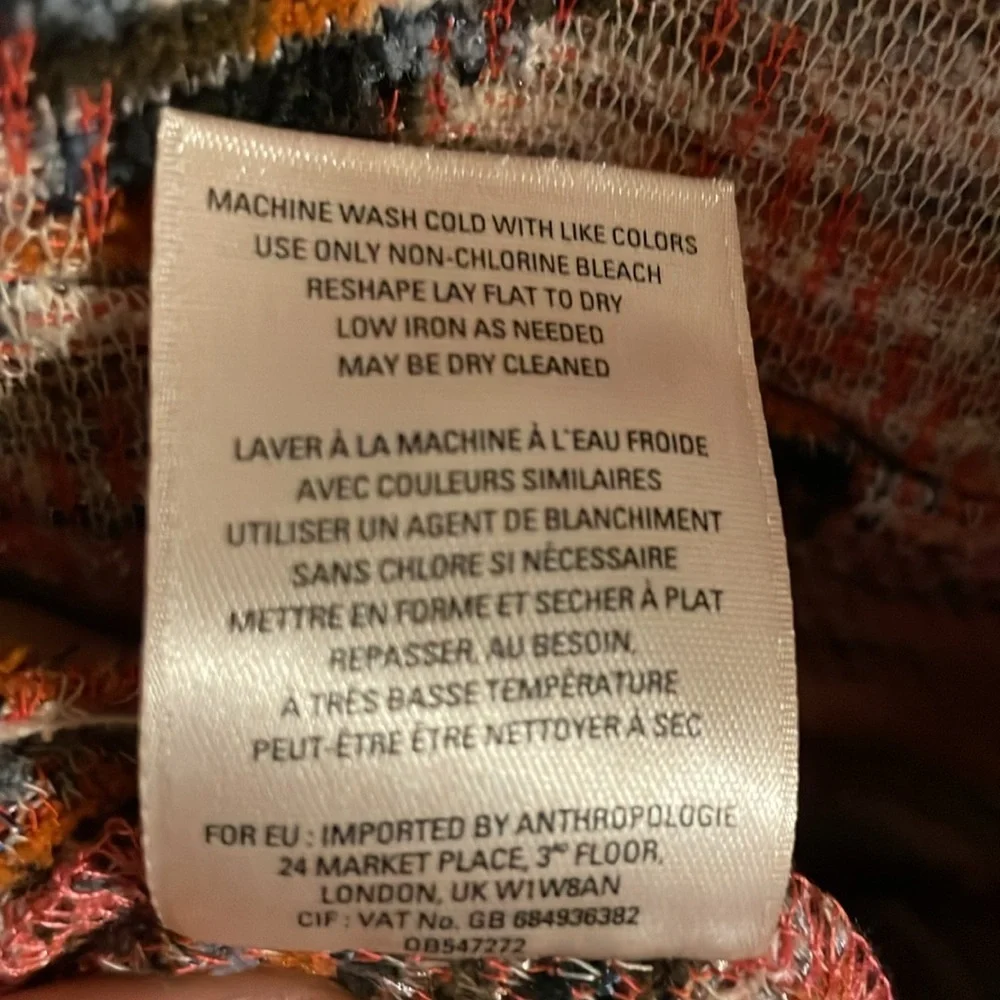 Maeve Anthropologie Erina‎ Swing Dress Women’s Size XL Bell Sleeve Mini Pink - Picture 9 of 9